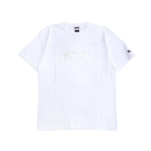 MSGR Tシャツ / SILVER WASHER FOIL LOGO TEE