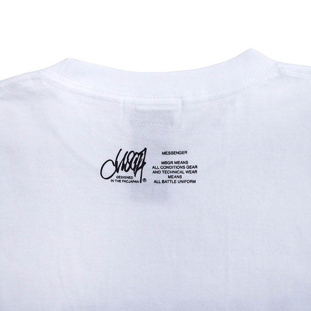 MSGR Tシャツ / SILVER WASHER FOIL LOGO TEE