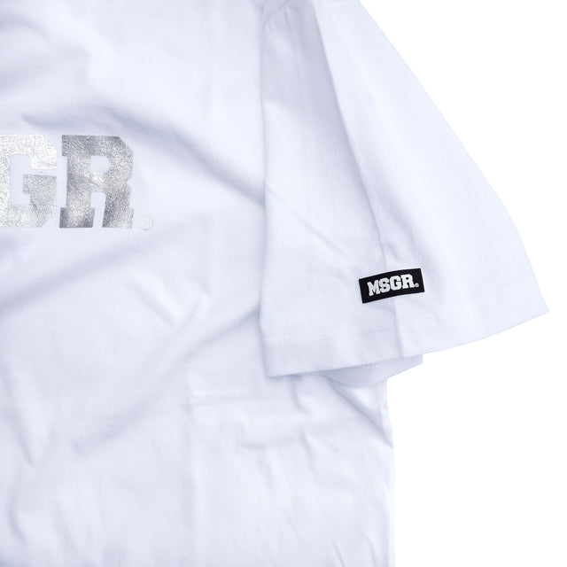 MSGR Tシャツ / SILVER WASHER FOIL LOGO TEE