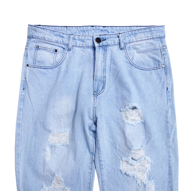 MSGR パンツ / DAMAGE DENIM PANTS