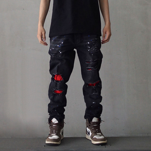 MSGR パンツ / BLACK DESTROY PANTS