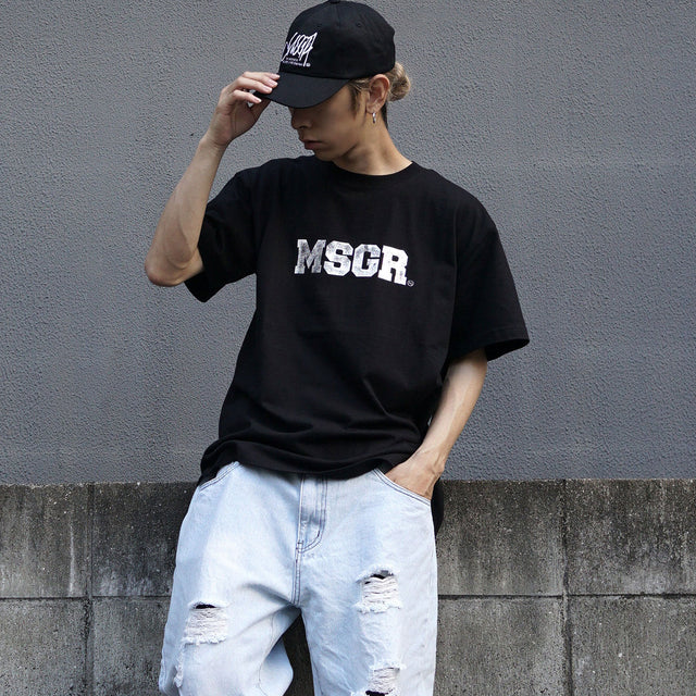 MSGR Tシャツ / SILVER WASHER FOIL LOGO TEE