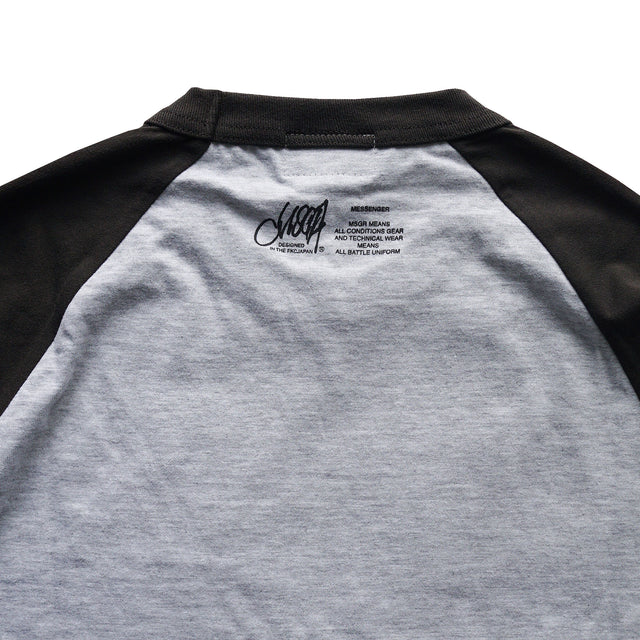 MSGR Tシャツ / MSGR 20 BLOCK LOGO RAGLAN TEE