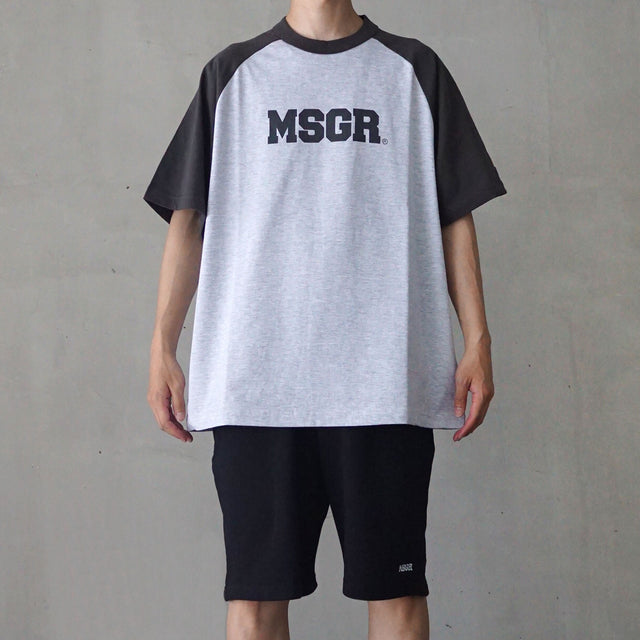MSGR Tシャツ / MSGR 20 BLOCK LOGO RAGLAN TEE