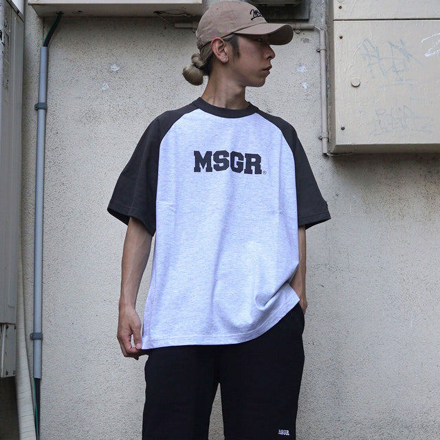 MSGR Tシャツ / MSGR 20 BLOCK LOGO RAGLAN TEE