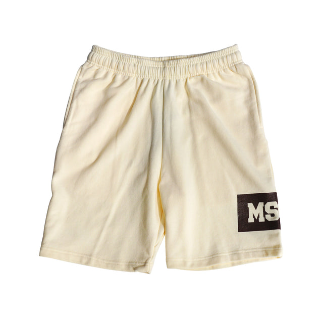 MSGR パンツ / MSGR BOX PILE SWEAT SHORTS