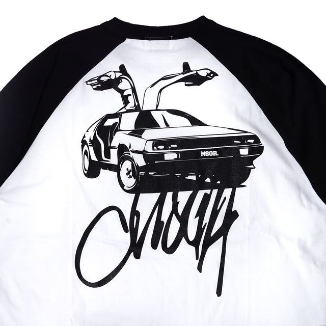 MSGR Tシャツ / DELOREAN DMC-12 RAGLAN TEE