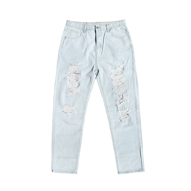MSGR パンツ / DAMAGE DENIM PANTS