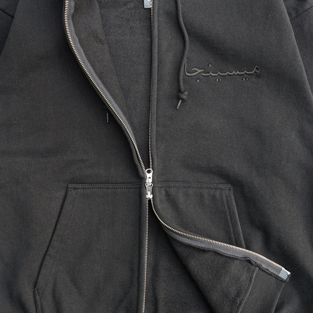 MSGR ジップパーカー / TERROR 15oz FLEECE LINING ZIP HOOD