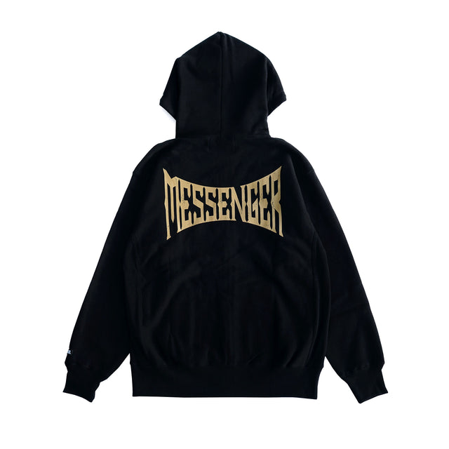 MSGR ジップパーカー / CROSS CONCAVE 12oz ZIP HOOD