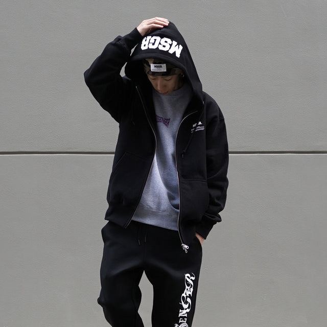 MSGR ジップパーカー / LOGO 12oz ZIP HOOD