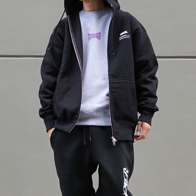 MSGR ジップパーカー / LOGO 12oz ZIP HOOD