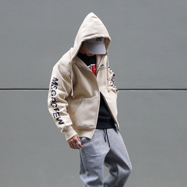 MSGR ジップパーカー / SLV LOGO 12oz ZIP HOOD