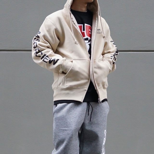 MSGR ジップパーカー / SLV LOGO 12oz ZIP HOOD