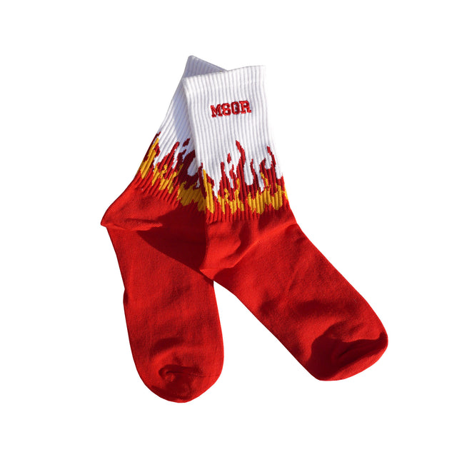 MSGR 靴下 / FLAME SOCKS