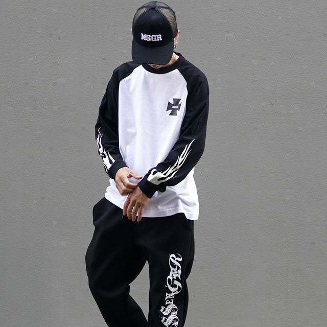 MSGR ロンT / FLAG LOGO RAGLAN LT