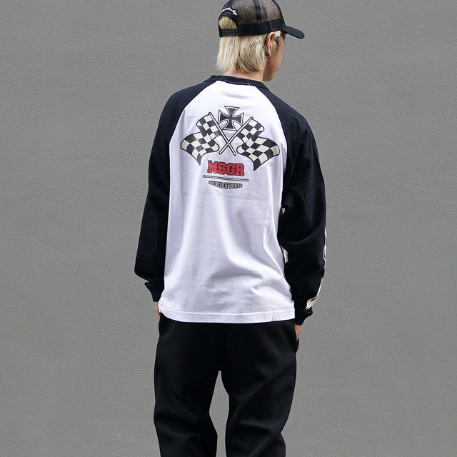 MSGR ロンT / FLAG LOGO RAGLAN LT