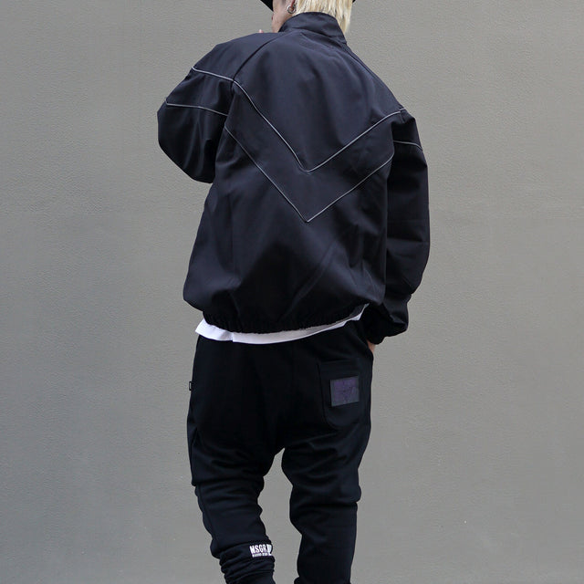 MSGR ジャケット / 90's REFRECTOR PIPING STAND JACKET