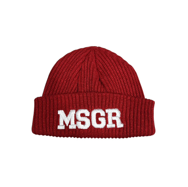 MSGR ニット帽 / LOGO EMB KNIT BEANIE