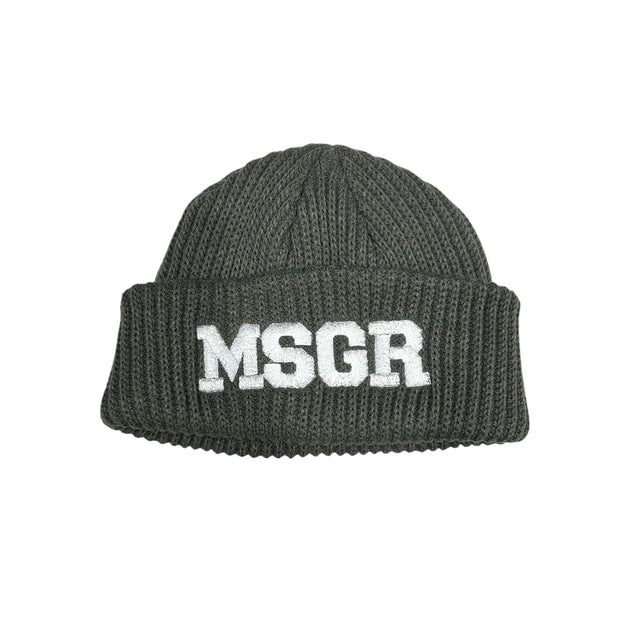 MSGR ニット帽 / LOGO EMB KNIT BEANIE