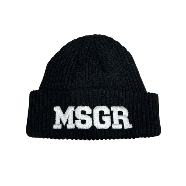 MSGR ニット帽 / LOGO EMB KNIT BEANIE