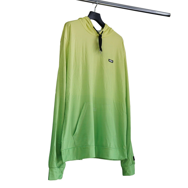NEON GREEN GRADATION HOOD