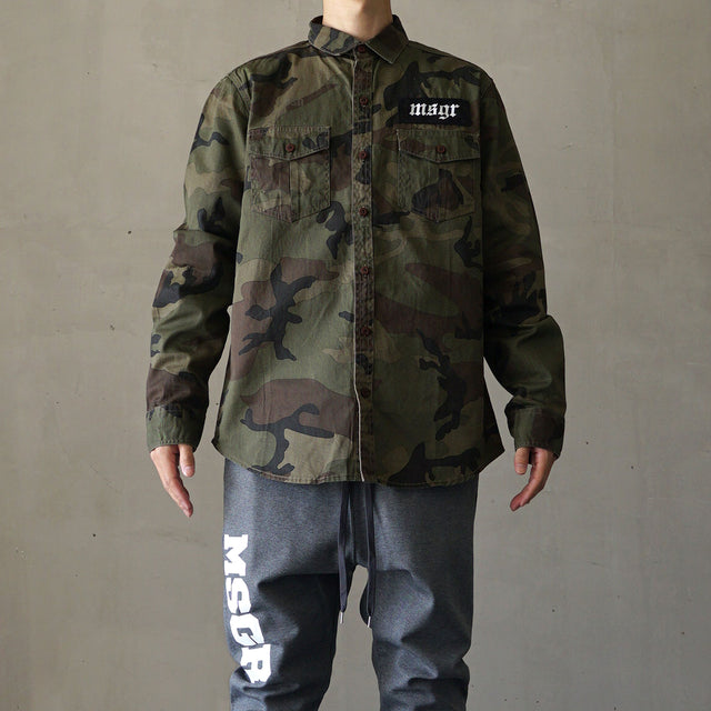 MSGRシャツ / CAMOUFLAGE SHIRTS