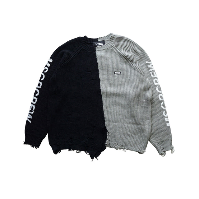 MSGRトップス / Damage Sweater