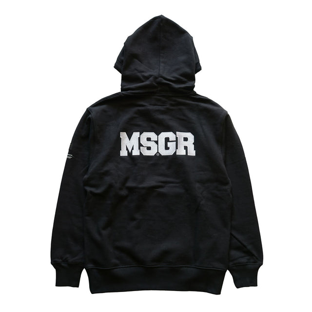 MSGR パーカー / BLOCK LOGO 4+28 EMBLOID HEAVYWEIGHT PULL HOOD