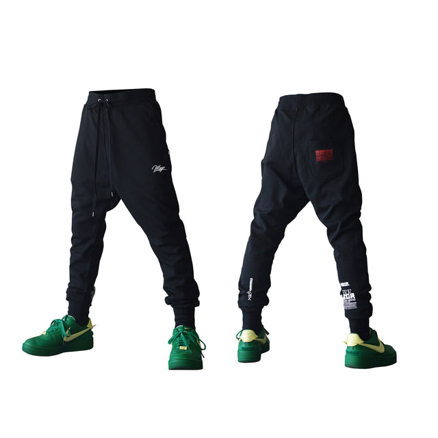 MSGRパンツ / STYLISH PONCH JOGGER-BLACKSWORD EMB