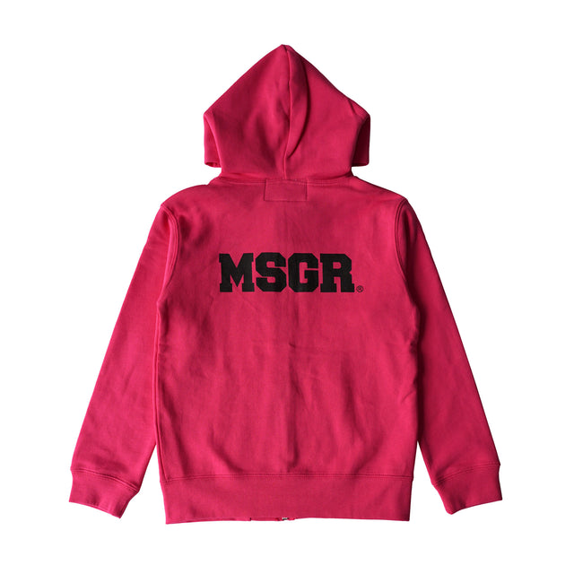 MSGR キッズジップパーカー / KID'S SILICON LABEL ZIP HOOD