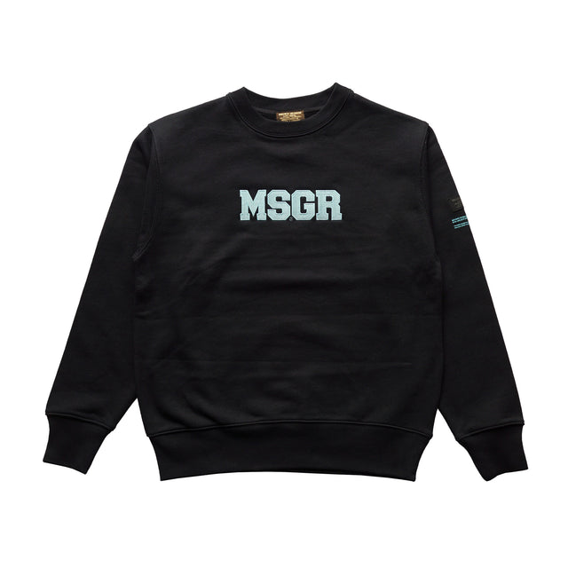 MSGR トレーナー / BLOCK LOGO 18 EMBLOID HEAVYWEIGHT CREW