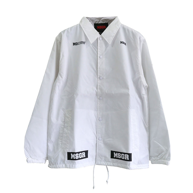 MSGR ジャケット / BLOCK LOGO COACH JACKET