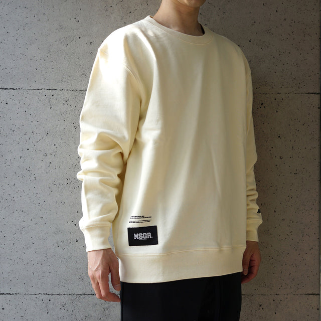 MSGR トレーナー / BIG LABEL PILE CREW