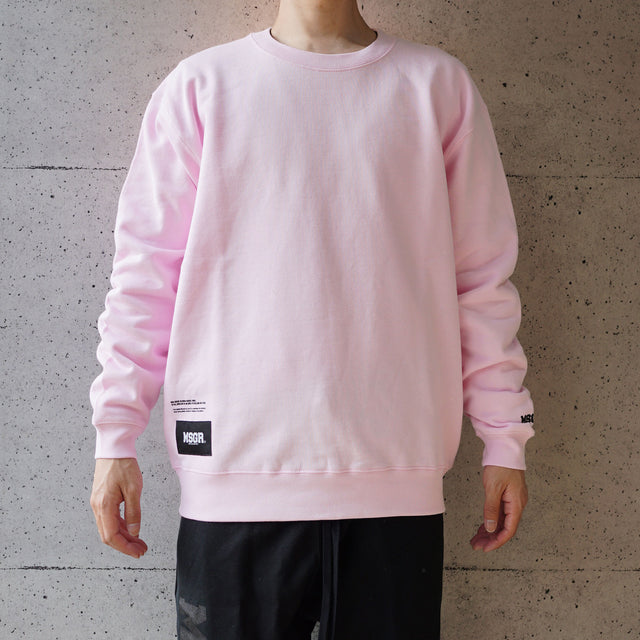 MSGR トレーナー / BIG LABEL PILE CREW