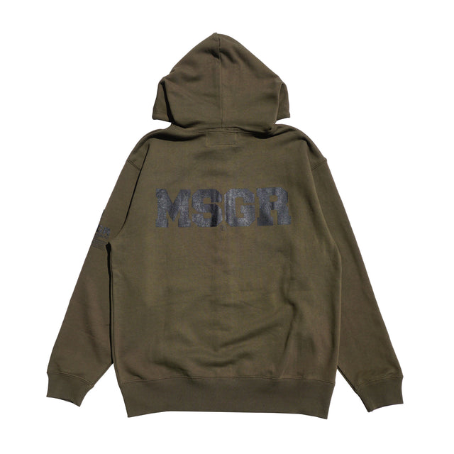 MSGR ジップパーカー / BLOCK LOGO ZIP HOOD