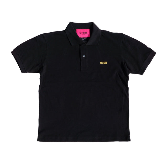 MSGR ポロシャツ / 4cm EMBLOID LOGO POLO SHIRTS