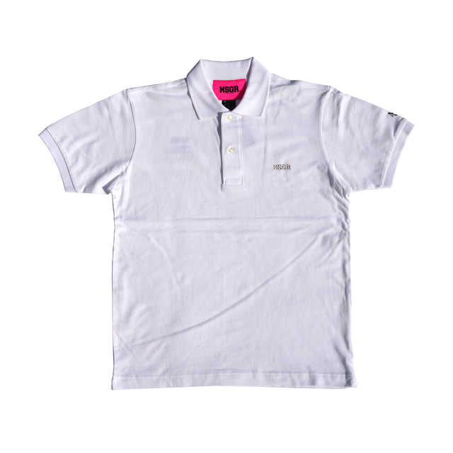 MSGR ポロシャツ / 4cm EMBLOID LOGO POLO SHIRTS
