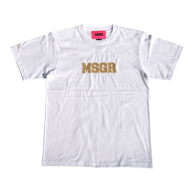 MSGR Tシャツ / BLOCK LOGO 18 EMBLOID PREMIUM TEE