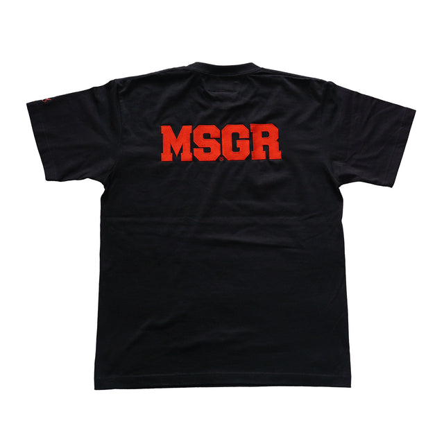 MSGR Tシャツ / BLOCK LOGO 4+28 EMBLOID PREMIUM TEE