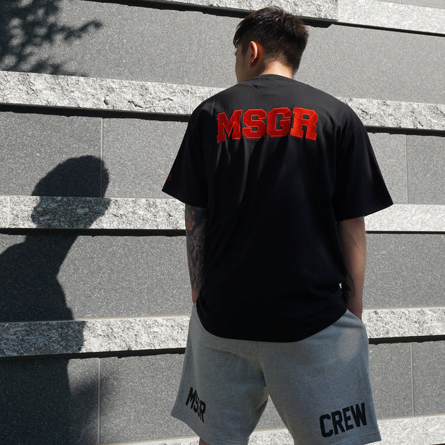 MSGR Tシャツ / BLOCK LOGO 4+28 EMBLOID PREMIUM TEE