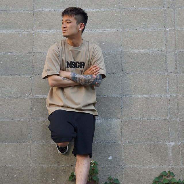MSGR Tシャツ / BLOCK LOGO 18 EMBLOID PREMIUM TEE