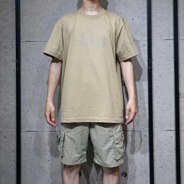 MSGR Tシャツ / REFRECTOR EDGE BLOCK LOGO TEE