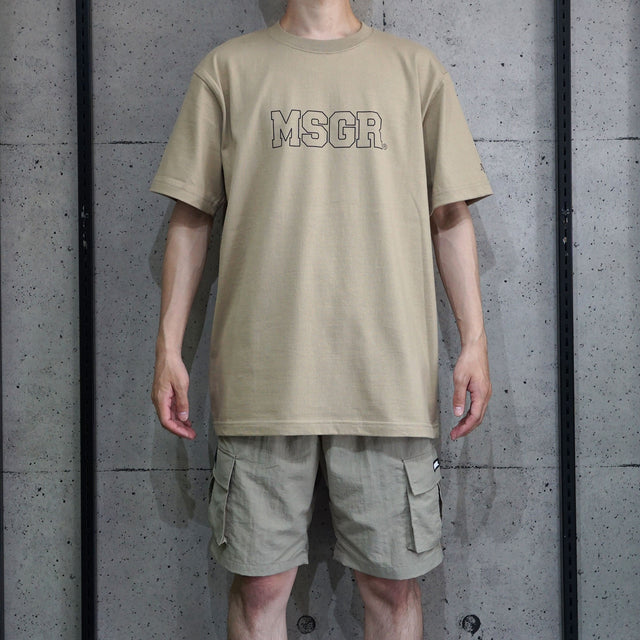 MSGR Tシャツ / EDGE BLOCK LOGO TEE