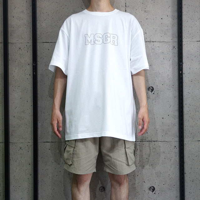 MSGR Tシャツ / REFRECTOR EDGE BLOCK LOGO TEE