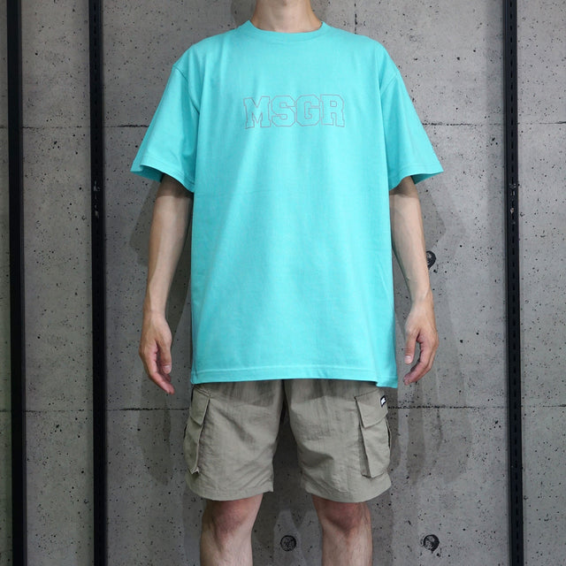 MSGR Tシャツ / REFRECTOR EDGE BLOCK LOGO TEE