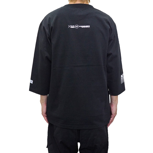 MSGR 七分袖 / 4cm BLOCK LOGO 3/4 SLV