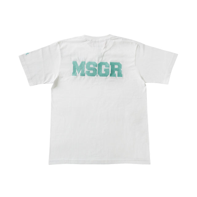 MSGR Tシャツ / BLOCK LOGO 4+28 EMBLOID PREMIUM TEE