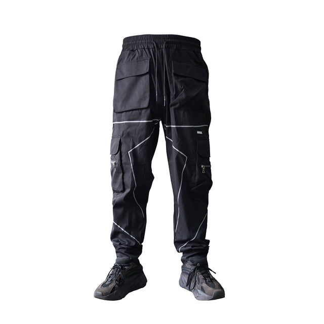 MSGR パンツ / Refrector Piping Zip Cargo Pants