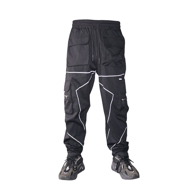 MSGR パンツ / Refrector Piping Zip Cargo Pants
